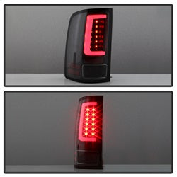 07-13-Gmc-Sierra-1500-V2-Light-Bar-Led-Tail-Lights---Black-(Alt-Yd-Gs07v2-Lbled-Bk)