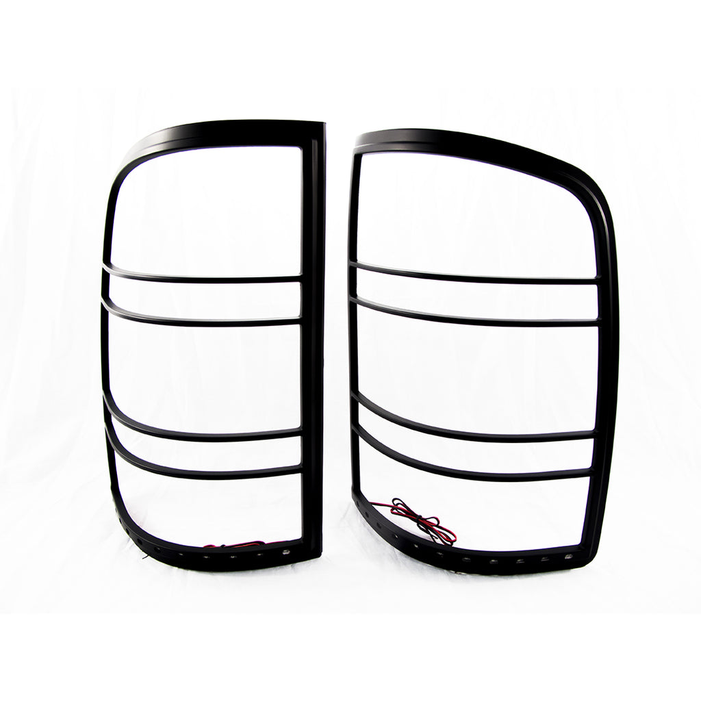 07-13-Gmc-Sierra-Led-Taillight-Bezel-W-BrakeRunning-Lights-(Black)