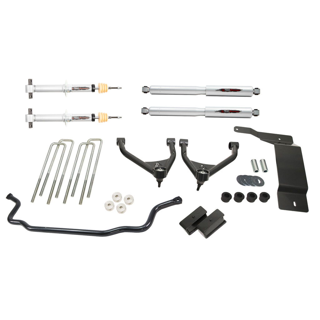 07-13-Silverado--Sierra-1500-4Wd-Ext--Crew-Cab-4In-Trail-Perf-Lift-Kit-W-Front-Sway-Bar