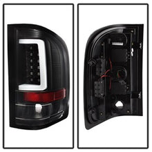 Load image into Gallery viewer, 07-13-Silverado-(Will-Not-Work-W2010-921-Bulb)-V3-Led-Tail-Lghts-Blk-Alt-Yd-Cs07v3-Lbled-Bk
