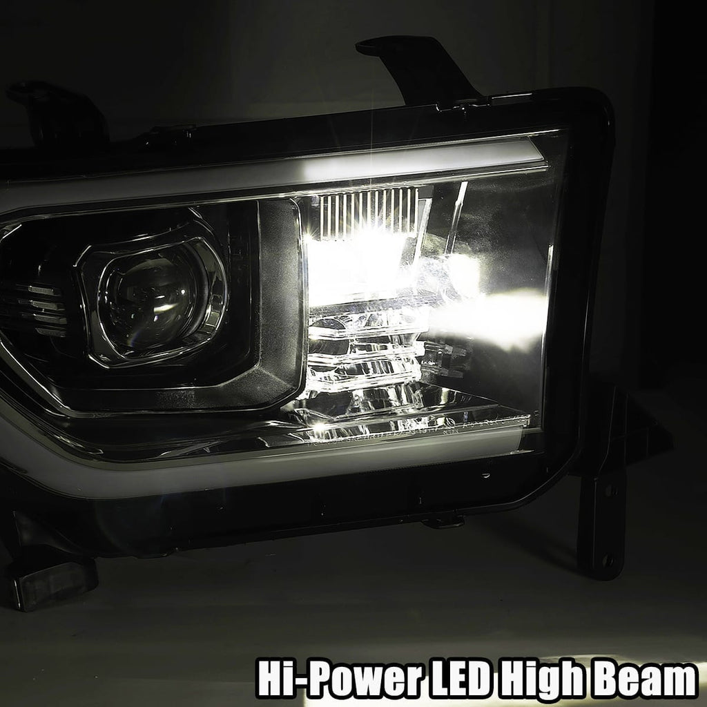 07-13-Toyota-Tundra-Pro-Series-Projector-Headlights-Plank-Style-Chrome-WActivation-Light