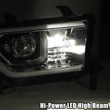 Load image into Gallery viewer, 07-13-Toyota-Tundra-Pro-Series-Projector-Headlights-Plank-Style-Chrome-WActivation-Light