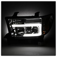 Load image into Gallery viewer, 07-13-Toyota-Tundra-V2-Light-Bar-Drl-Projector-Headlights---Chrome-(Pro-Yd-Ttu07v2-Lb-C)
