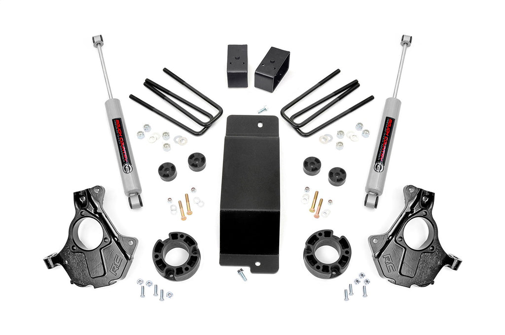 Rough Country 11930 Suspension Lift Knuckle Kit w/Shocks for Select Chevrolet Silverado 1500, GMC Sierra