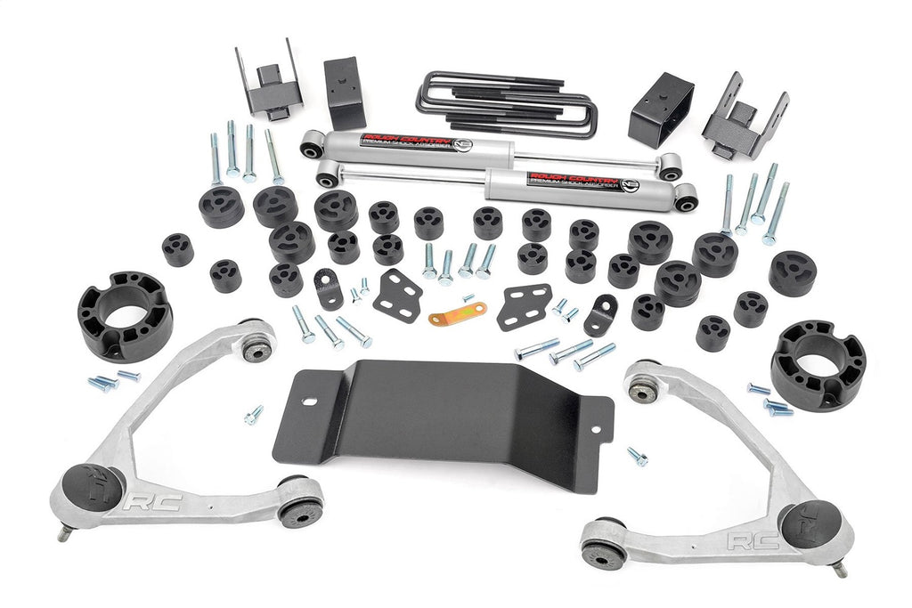 Rough Country 257.20 Combo Suspension Lift Kit for Select Chevrolet Silverado 1500, GMC Sierra