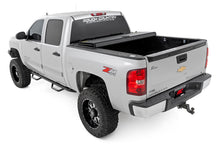 Load image into Gallery viewer, Rough Country 49113551 Hard Tri-Fold Tonneau Bed Cover for Select Chevrolet Silverado 1500, GMC Sierra