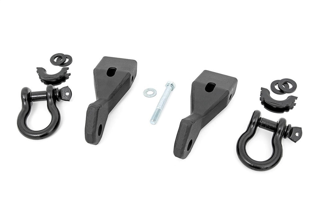 Rough Country RS156 Tow Hook To Shackle Conversion Kit for Select Chevrolet Silverado 1500, GMC Sierra