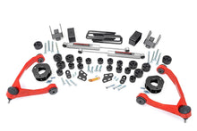 Load image into Gallery viewer, Rough Country 254.20RED Suspension Lift Kit w/Shocks for Select Chevrolet Silverado 1500, GMC Sierra