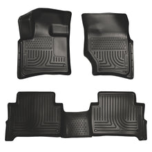 Load image into Gallery viewer, 07-14-Audi-Q7-Weatherbeater-Black-Front--2Nd-Seat-Floor-Liners