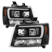 Load image into Gallery viewer, 07-14-Chevy-Suburban15002500Tahoe-V2-Projector-Headlights-Blk-Pro-Yd-Csub07v2-Drl-Bk