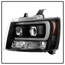 Load image into Gallery viewer, 07-14-Chevy-Suburban15002500Tahoe-V2-Projector-Headlights-Blk-Pro-Yd-Csub07v2-Drl-Bk