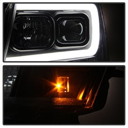 07-14-Chevy-Suburban15002500Tahoe-V2-Projector-Headlights-Blk-Pro-Yd-Csub07v2-Drl-Bk