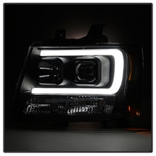 Load image into Gallery viewer, 07-14-Chevy-Suburban15002500Tahoe-V2-Projector-Headlights-Blk-Pro-Yd-Csub07v2-Drl-Bk