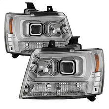 Load image into Gallery viewer, 07-14-Chevy-Suburban15002500Tahoe-V2-Projector-Headlights-Chrome-Pro-Yd-Csub07v2-Drl-C