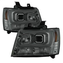 Load image into Gallery viewer, 07-14-Chevy-Suburban15002500Tahoe-V2-Projector-Headlights-Smoke-Pro-Yd-Csub07v2-Drl-Sm