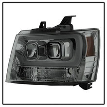 Load image into Gallery viewer, 07-14-Chevy-Suburban15002500Tahoe-V2-Projector-Headlights-Smoke-Pro-Yd-Csub07v2-Drl-Sm