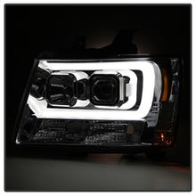 Load image into Gallery viewer, 07-14-Chevy-Suburban15002500Tahoe-V2-Projector-Headlights-Smoke-Pro-Yd-Csub07v2-Drl-Sm