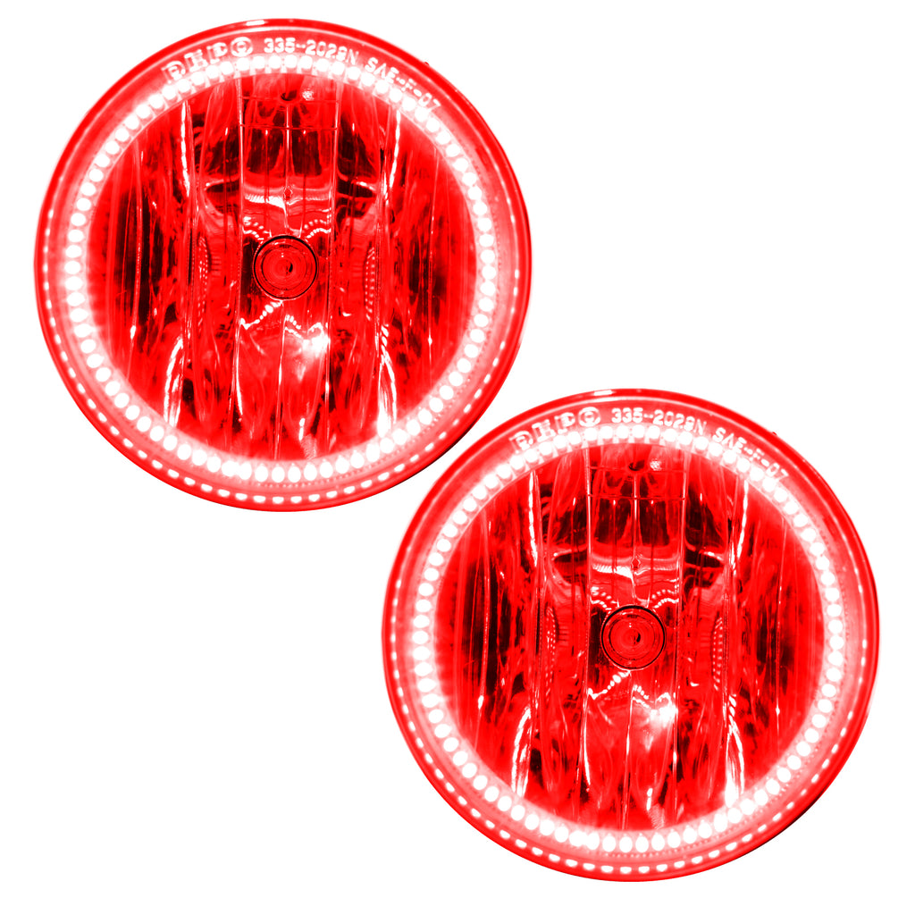 07-14-Gmc-Sierra-Pre-Assembled-Led-Halo-Fog-Lights--Red