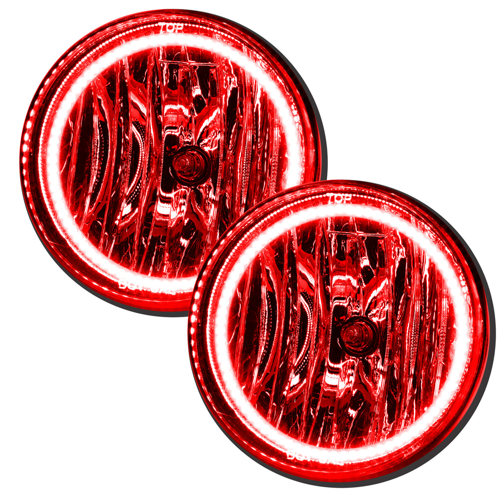 07-14-Gmc-Sierra-Pre-Assembled-Led-Halo-Fog-Lights--Red