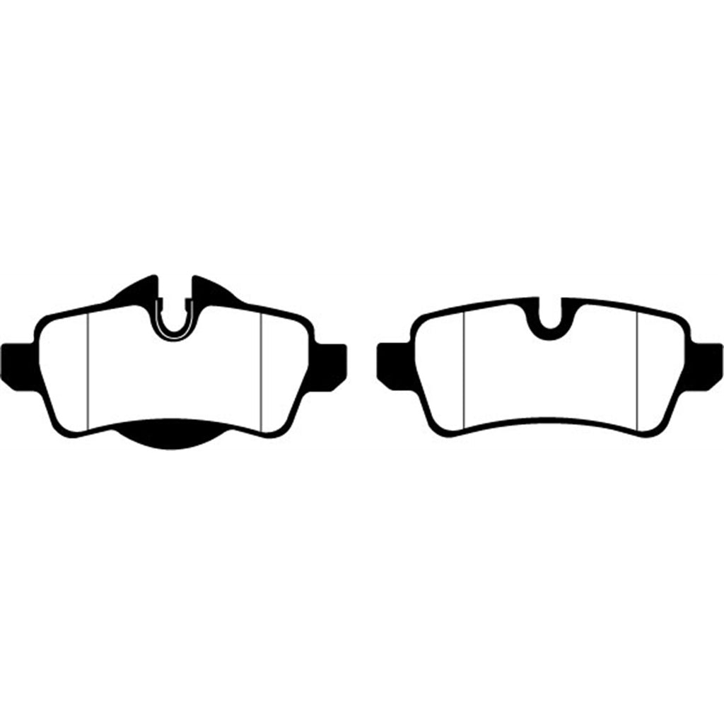 07-14-Mini-Hardtop-1.6-Greenstuff-Rear-Brake-Pads