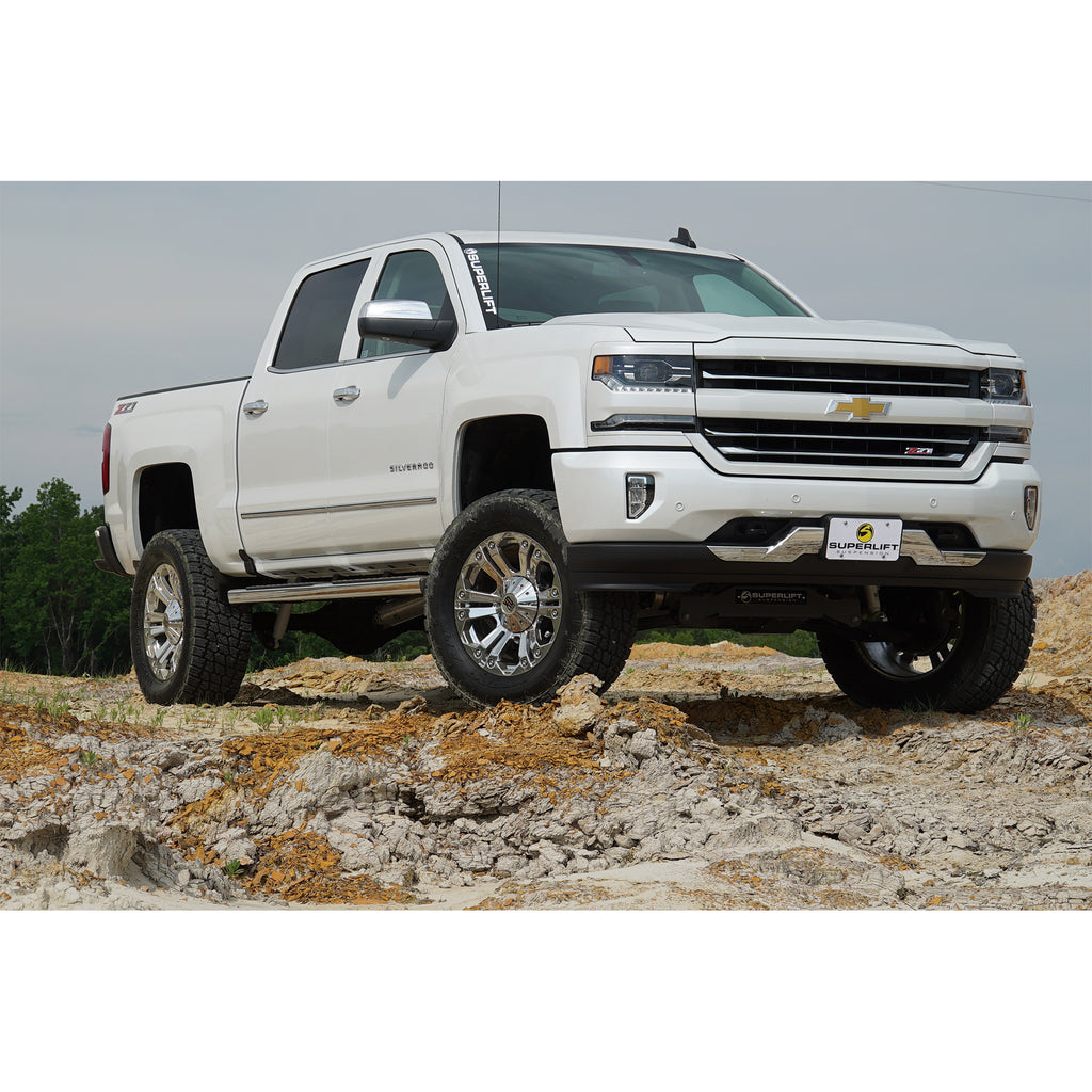07-16-Chevy-Silv-1500-2Wd-6.5In-Lift-Kit-WCast-Steel-Control-Arms---Rear-Shocks