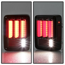 Load image into Gallery viewer, 07-16-Jeep-Wrangler-Verison-2-Light-Bar-Led-Tail-Lights---Smoke-(Alt-Yd-Jwa07v2-Lbled-Bsm)