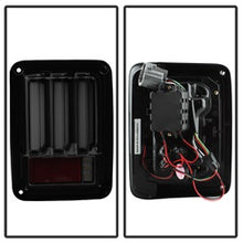 Load image into Gallery viewer, 07-16-Jeep-Wrangler-Verison-2-Light-Bar-Led-Tail-Lights---Smoke-(Alt-Yd-Jwa07v2-Lbled-Bsm)