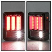 Load image into Gallery viewer, 07-16-Jeep-Wrangler-Version-2-Light-Bar-Led-Tail-Lights---Black-(Alt-Yd-Jwa07v2-Lbled-Bk)