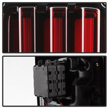 Load image into Gallery viewer, 07-16-Jeep-Wrangler-Version-2-Light-Bar-Led-Tail-Lights---Red-Clear-(Alt-Yd-Jwa07v2-Lbled-Rc)