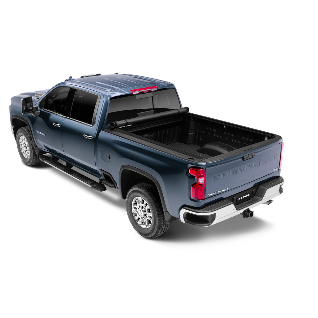 07-17-Chevy-Silverado-1500-(6.5Ft.-Bed)-Genesis-Elite-Roll-Up-Tonneau-Cover---Black