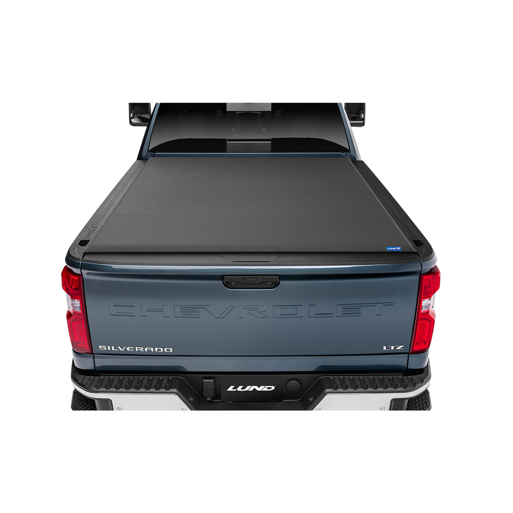 07-17-Chevy-Silverado-1500-(8Ft.-Bed)-Genesis-Elite-Roll-Up-Tonneau-Cover---Black