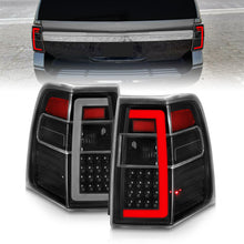Load image into Gallery viewer, 07-17-Ford-Expedition-Led-Taillights-W-Light-Bar-Black-Housing-Clear-Lens