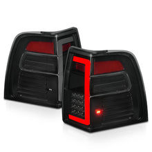Load image into Gallery viewer, 07-17-Ford-Expedition-Led-Taillights-W-Light-Bar-Black-Housing-Smoke-Lens