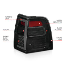 Load image into Gallery viewer, 07-17-Ford-Expedition-Led-Taillights-W-Light-Bar-Black-Housing-Smoke-Lens