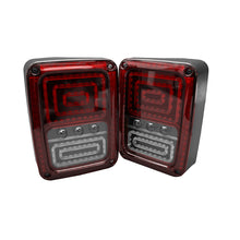 Load image into Gallery viewer, 07-17-Jeep-Jk-15W450Lm-Red-Led-Taillights-(Pair)