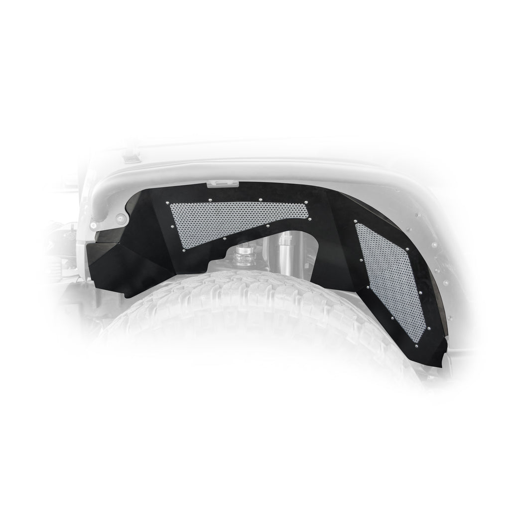 07-17-Jeep-Wrangler-Jk-Front-Aluminum-1-Piece-Inner-Fender---Black-(24-Door)