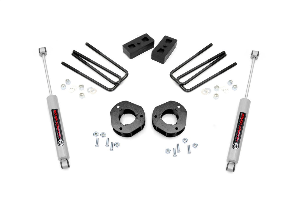 Rough Country 26830 Suspension Lift Kit w/Shock for Select Chevrolet Silverado 1500, GMC Sierra