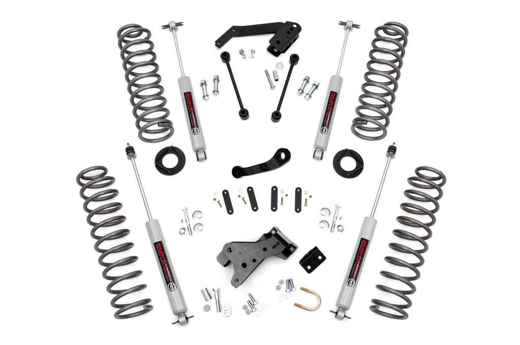 Rough Country 68130 Suspension Lift Kit for Select Jeep Wrangler, Jeep Wrangler JK