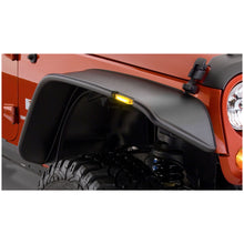 Load image into Gallery viewer, 07-18-Jeep-Wrangler-Flat-Style-Flares-2Pc---Black