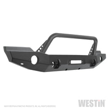 Load image into Gallery viewer, 07-18-Jeep-Wrangler-Jk-Wj2-Full-Width-Front-Bumper-WBull-Bar-Textured-Black