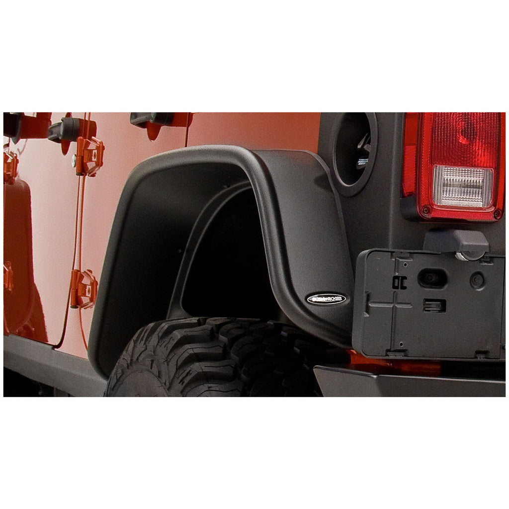 07-18-Jeep-Wrangler-Unlimited-Flat-Style-Flares-2Pc-4-Door-Sport-Utility-Only---Black