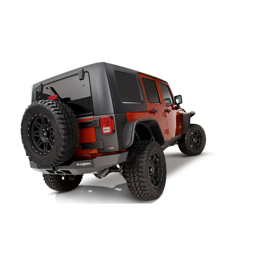 07-18-Jeep-Wrangler-Unlimited-Flat-Style-Flares-4Pc-4-Door-Sport-Utility-Only---Black