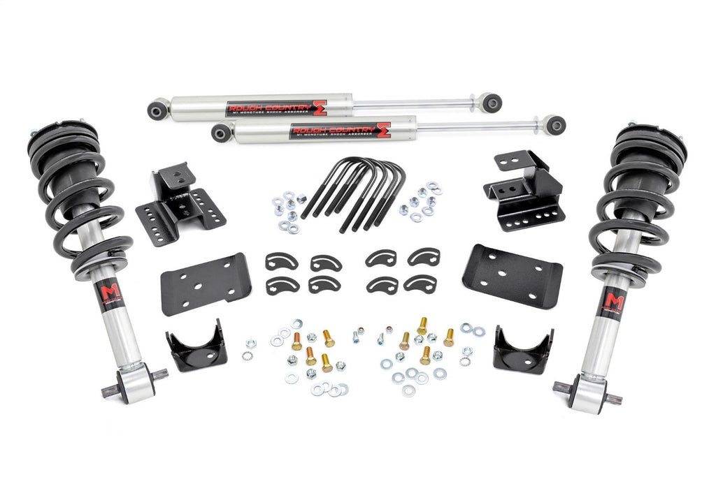 Rough Country 71640 Lowering Kit for Select Chevrolet Silverado 1500, Chevrolet Silverado LD, GMC Sierra