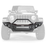 Go Rhino 331201T Rockline Winch-Ready Full Width Bumper With Overrider For Jeep