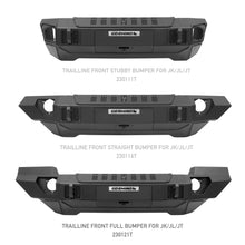 Load image into Gallery viewer, 07-20-Jeep-Wrangler-JlJluJkJkuGladiator-Jt-Trailline-Front-Full-Width-Bumper