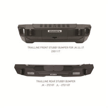 Load image into Gallery viewer, 07-20-Jeep-Wrangler-JlJluJkJkuGladiator-Jt-Trailline-Front-Stubby-Bumper