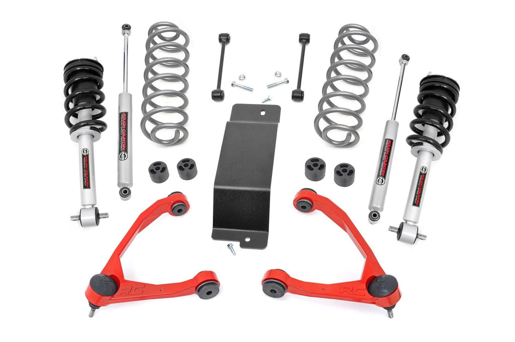 Rough Country 19332RED Suspension Lift Kit for Select Chevrolet Suburban, Chevrolet Suburban 1500, Chevrolet Tahoe, GMC Yukon, GMC Yukon XL