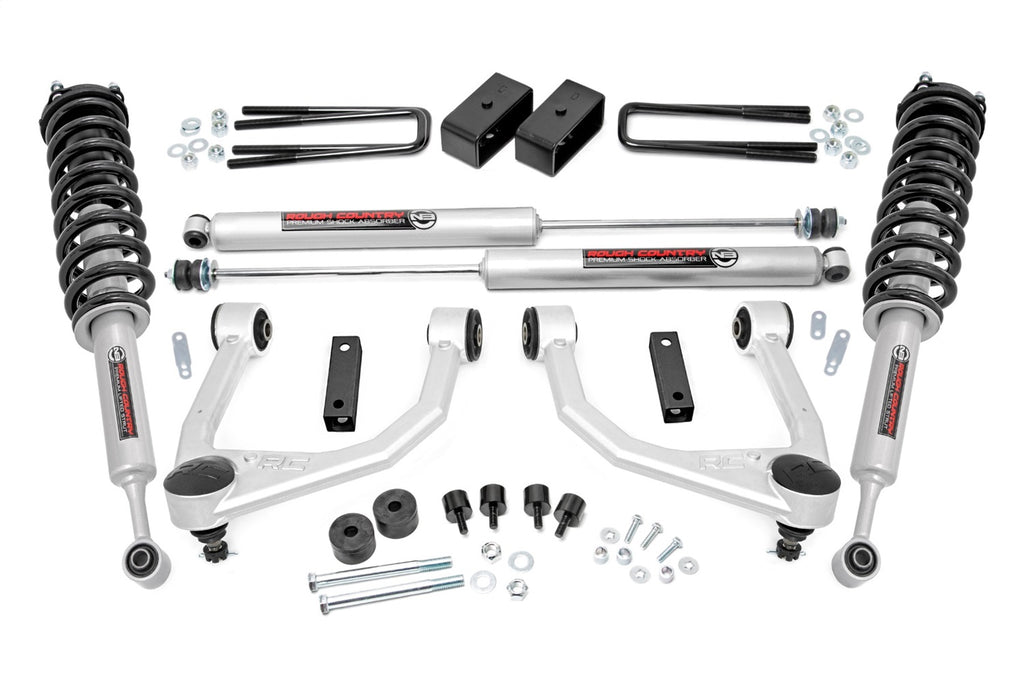 Rough Country 76831 Lift Kit-Suspension w/Shock for Select Toyota Tundra