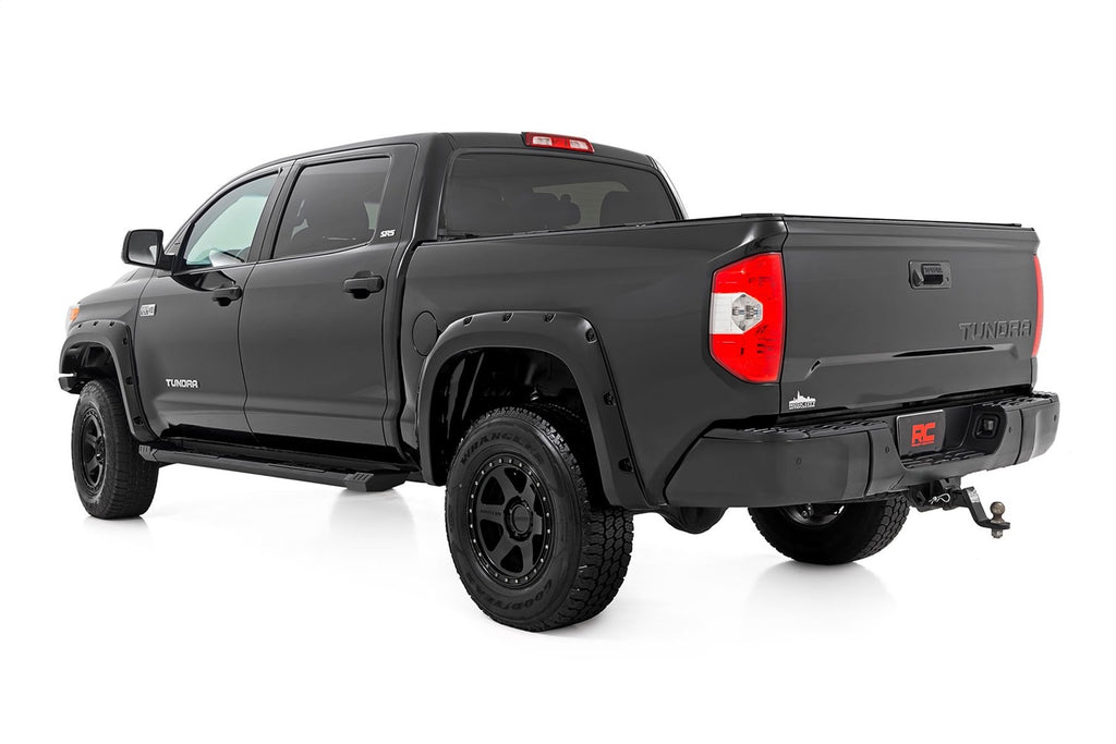 Rough Country SRB071791A HD2 Cab Length Running Boards for Select Toyota Tundra
