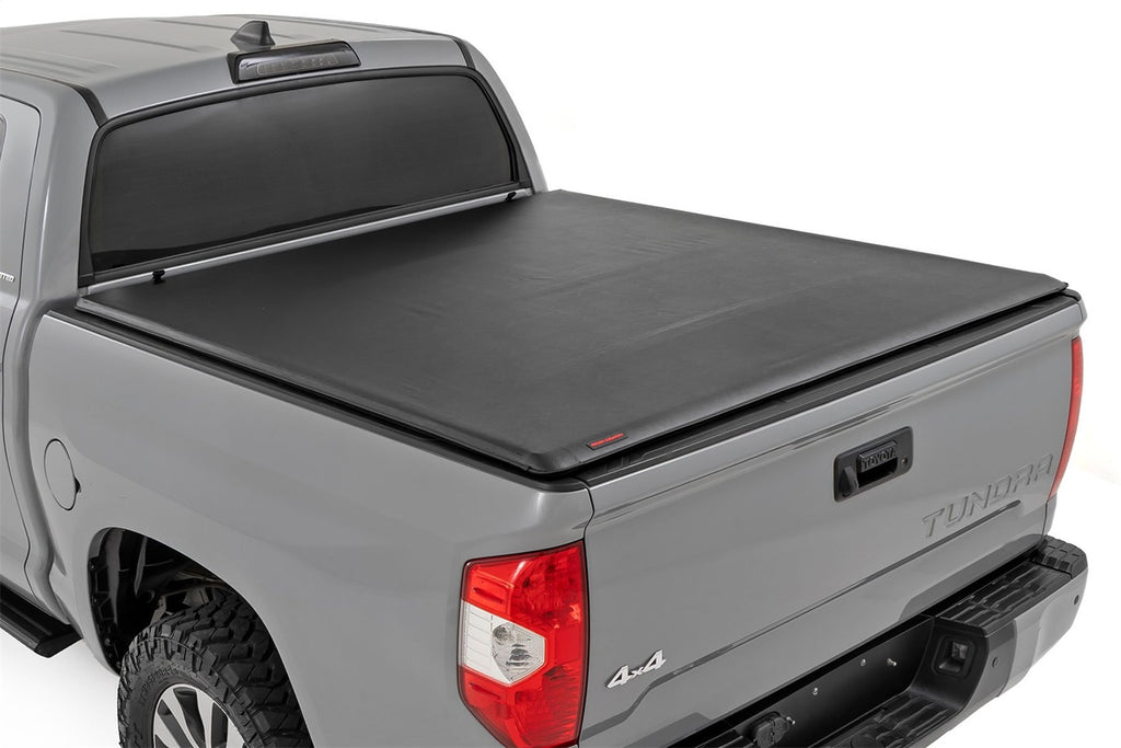 Rough Country 42719650 Soft Roll-Up Bed Cover for Select Toyota Tundra